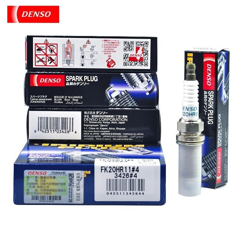 DENSO Iridium Platinum หัวเทียนสองขา FK20HR11 3426 เหมาะสําหรับ Lexus crown หัวฉีดมีดโกน oe 90919-01