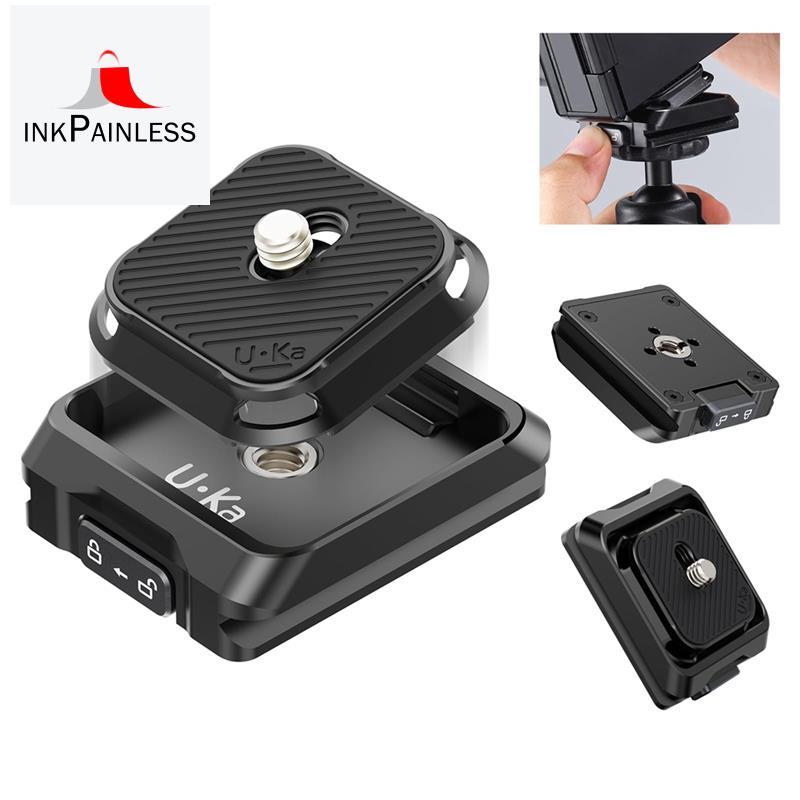 UKA01 กล้อง Quick Release Plate Kit Arca/F38 Interface Plate Mount Quick Setup System ///