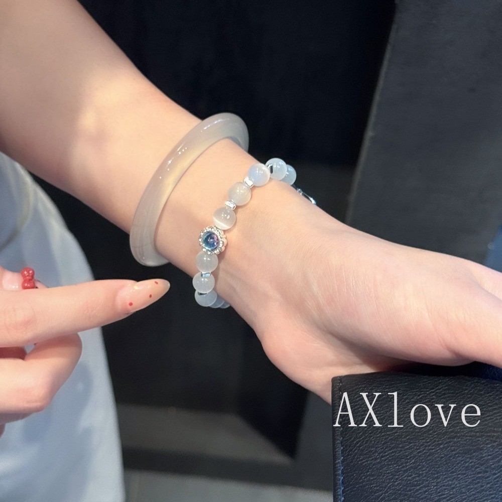 ยืดหยุ่น Beas สายรัดสําหรับ Huawei Band 10 8 9 Cats Eye Stone สร้อยข้อมือสําหรับ Huawei Watch Fit 3 4pro สายรัดข้อมืออุปกรณ์เสริม - รูปที่ 4