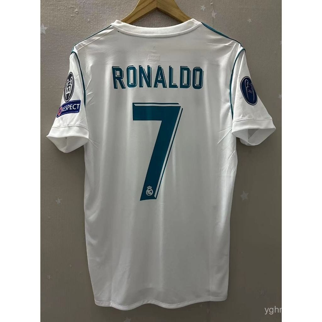 2017/18 Real Madrid Home Classic Retro Jersey - RONALDO 7