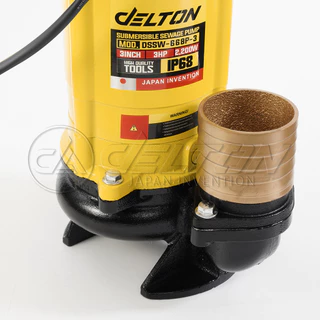 DELTON ปั๊มแช่ดูดโคลน 2 นิ้ว / 3 นิ้ว 1,500-2,200W มอเตอร์แกนทองแดงแท้ 100% Divo รุ่น DSSW-668P-2 / DSSW-668P-3