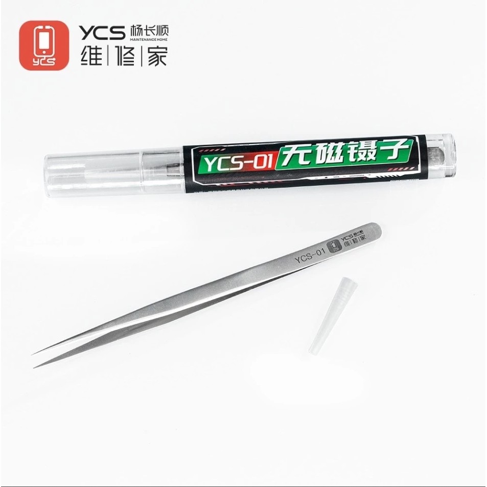 แหนบ YCS-01 ป้องกันไฟฟ้าสถิตย์สแตนเลสสที่มีความแม่นยำสูง ทนความร้อนสูงและะแข็งแรง