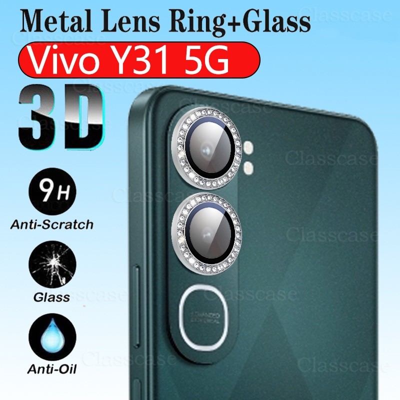 [คลังสินค้าพร้อม]เลนส์กล้องโลหะสําหรับVivo Y31 Y21d VivoY31 Y 31 VivoY21d Y 21d Y21 d 4G 5G 2025 9H 