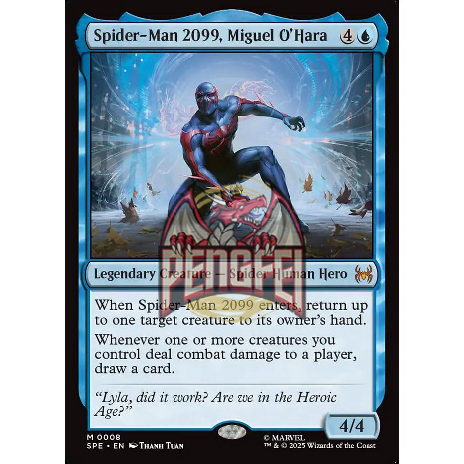 Wanzhi Brand Flash Spider-Man 2099 Miguel OHara/Spider-Man 2099 spe English