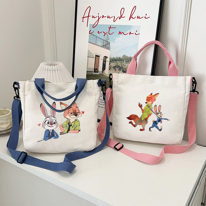 Zootopia Series กระเป๋าสะพายแบบ Crossbody สำหรับนักเรียน ออกแบบตามคาแรคเตอร์ Judy Hopps เป็นของขวัญวันเกิดที่เหมาะมาก