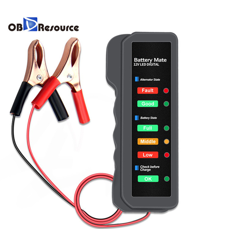 เครื่องทดสอบแบตเตอรี่ BM310 เครื่องทดสอบแบตเตอรี่รถจักรยานยนต์รถยนต์ Faulty เครื่องทดสอบแบตเตอรี่