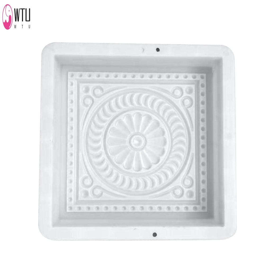 แม่พิมพ์ซีเมนต์กลีบที่สวยงาม DIY ทางเดิน Stepping Stones Cement Paving Mould สําหรับลานถนนสวน