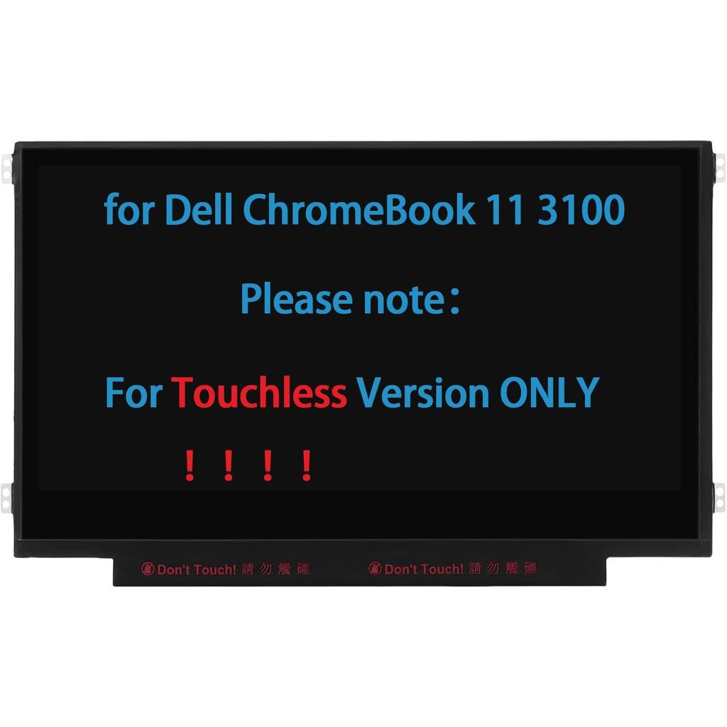 11.6 "หน้าจอ LCD สําหรับ Dell ChromeBook 11 3100 CB1C13 3120 3180 FGF20 0FGF20 P22T P26T P29T P29T00