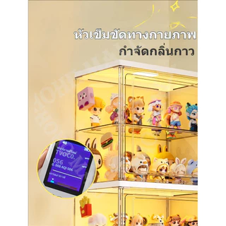 ตู้ใส่โมเดล +LED กล่องโชว์อะคริลิค Model Display Box กล่องโชว์ของสะสม