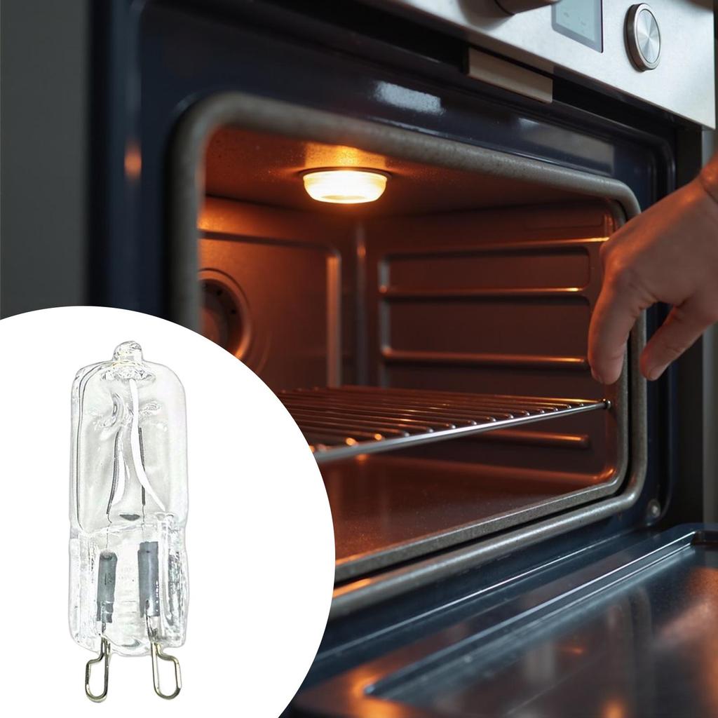 [zcins] G9 หลอดไฟฮาโลเจน 40W ประหยัดพลังงาน,ติดตั้งง่าย,Versatile,Lightweight,Sturdy,หลอดไฟขนาดเล็ก,