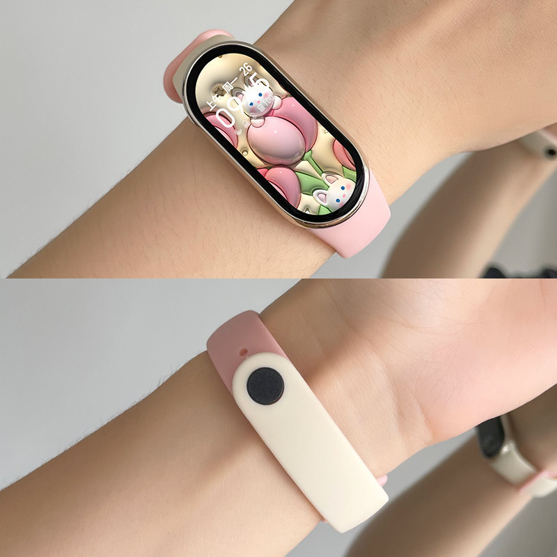 สายซิลิโคน for Xiaomi Mi Band 10 9 8 NFC for Smartwatch Miband 10 9 8 อุปกรณ์เสริมสายรัดข้อมือกีฬานุ่มสายรัดยาง ราคา ถูกที่สุด โปรบีเคเค แกลเลอรีภาพที่ 5