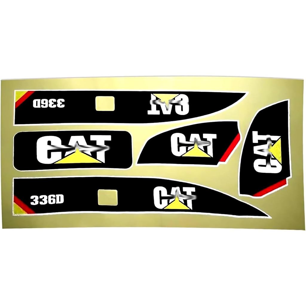 ชุดสติกเกอร์ช่อง RC Excavator Amewi 1:14 Decals สําหรับ Huina 580 1580 TR-211m 23