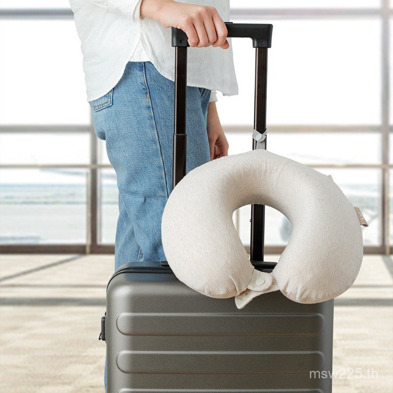เครื่องบิน Xinjiang แบบพกพา U Multifunctional Headrest Plush Cotton Travel 8H หมอนรองคอหน่วยความจําโ