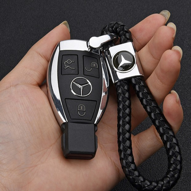 พวงกุญแจเชือกถักมีโลโก้สําหรับรถยนต์ Audi Benz Honda Toyota Hyundai Kia Mazda BBA ราคา ถูกที่สุด ดีลบีเคเค แกลเลอรีภาพที่ 8