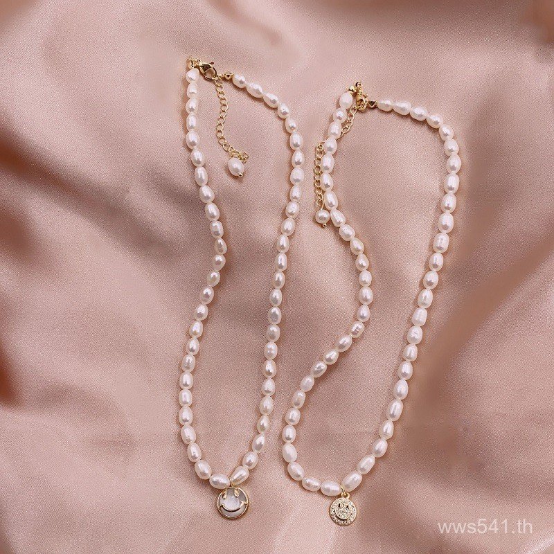 สร้อยคอมุกเพทายน้ําจืดธรรมชาติ ออกแบบย้อนยุคสำหรับผู้หญิง มาในสไตล์ใหม่จาก OVb