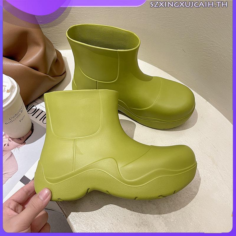 รองเท้าบูทยาง กันน้ำ กันฝน แฟชั่นสำหรับผู้ชาย และผู้หญิง SD4618