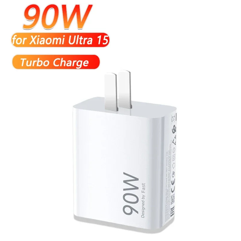 90W USB Fast CHARGING Charger สําหรับ Xiaomi Ultra 15 Type C สายชาร์จ USB Fast Charger สายชาร์จอย่าง