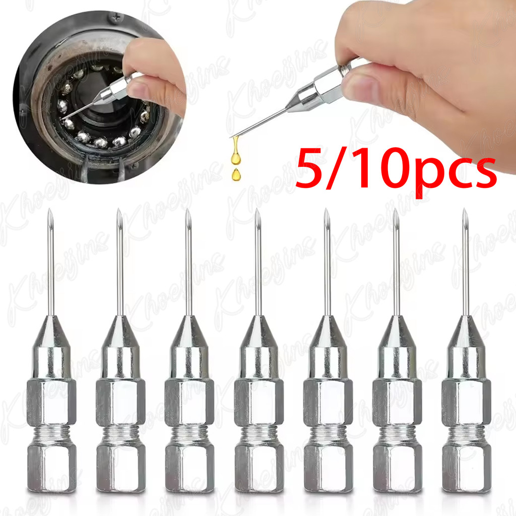 【COD+ส่งฟรี】หัวอัดจารบีปลายเข็ม 5/10pcs เกลียวใน อะแดปเตอร์หัวฉีดจาระบี หัวฉีดจาระบีแบบเกียวใน ถอดได้ แบบเข็ม