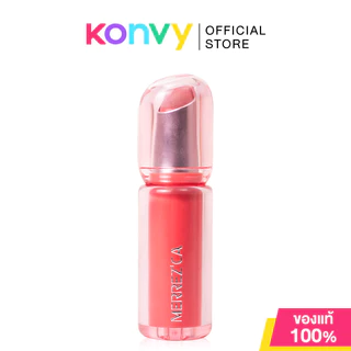 Merrezca Crystal Moist Lip 3.6g #01 Pink Burst เมอร์เรซกา ลิปลูกแก้ว ฉ่ำวาวเล่นแสง ปากสวยอิ่มน้ำ.