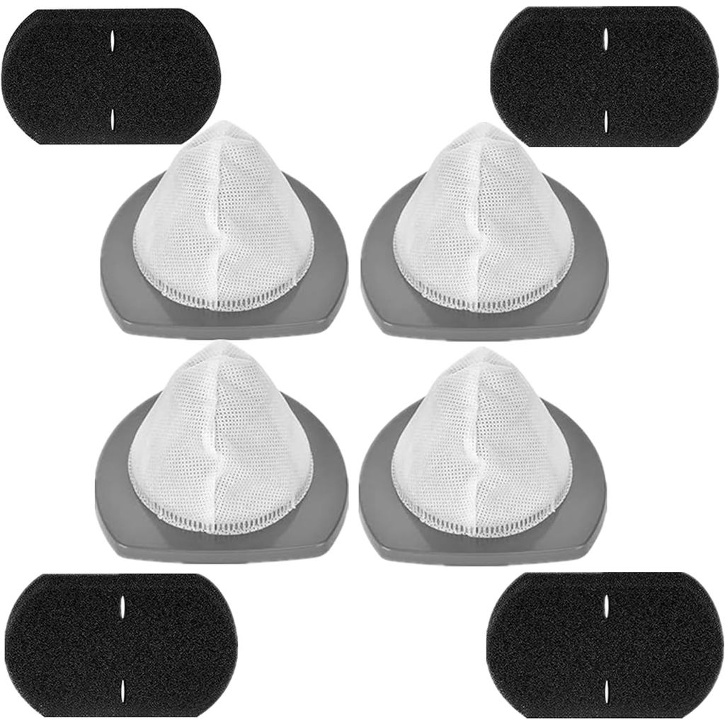 4 packs 2033 Filter Replacement for Bissell Featherweight Stick Lightweight Bagless Vacuum 2033, 203