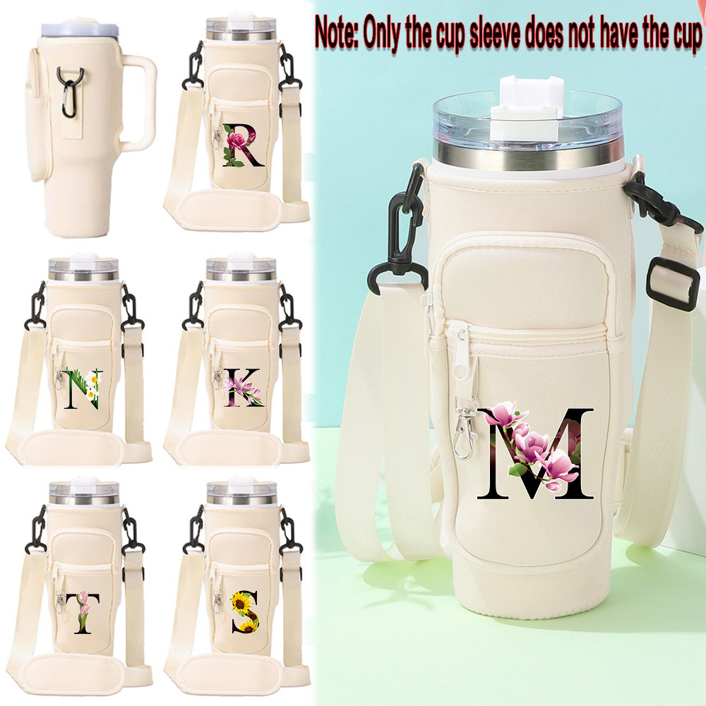 ใหม่ กันลื่น Outdo Ptable Cup Pouch New school office Tumbler crossbody bag ขวดน้ํากระเป๋า tumbler