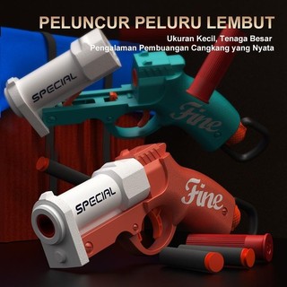 Pistol Mainan Peluru Busa AMAN - Mainan Menembak Seru untuk Anak, Hadiah Sempurna untuk Anak Laki