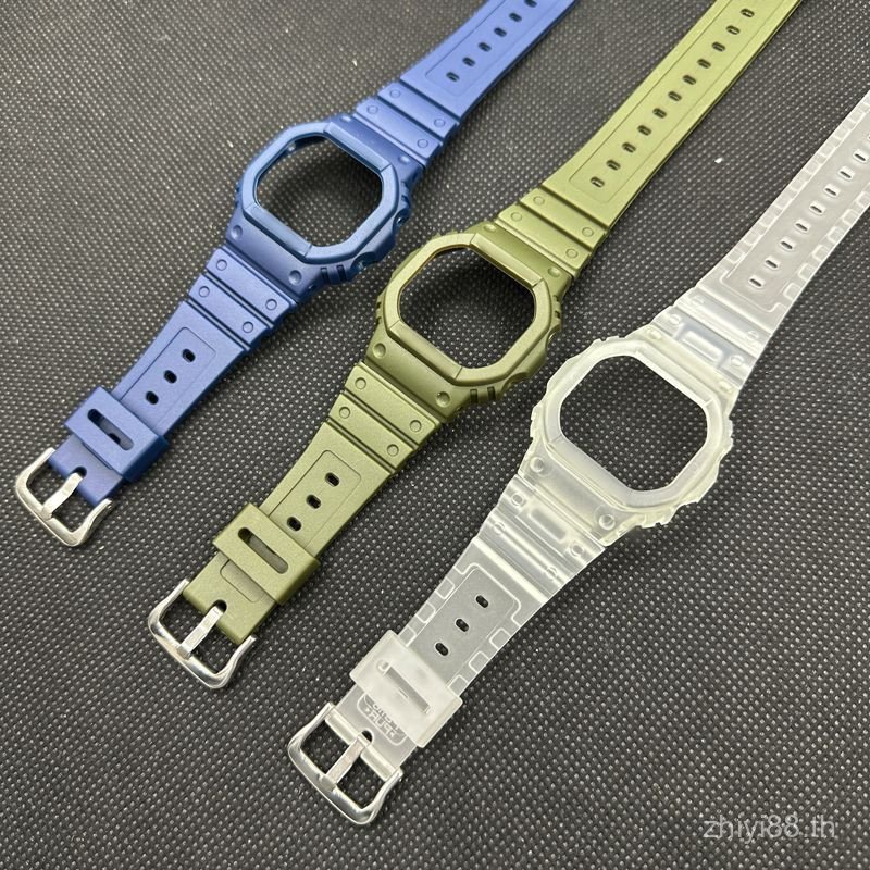 For Square 3229/DW-5600/SK/GW-B/GW-X5600 Strap Rubber Case Modification Set - รูปที่ 2