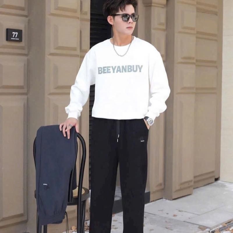 กางเกงขายาวทรงตรงแฟชั่นสําหรับผู้ชายบุขนผ้าสักหลาดผ้าฝ้ายหนาพิเศษกันหนาวกันหนาว 8808