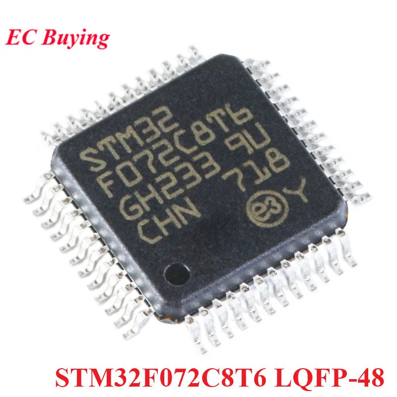 5 ชิ้น/1 ชิ้น STM32F072C8T6 STM32 F072C8T6 F072C8 STM32F072 LQFP-48 แขน Cortex-M0 32-bit Microcontro