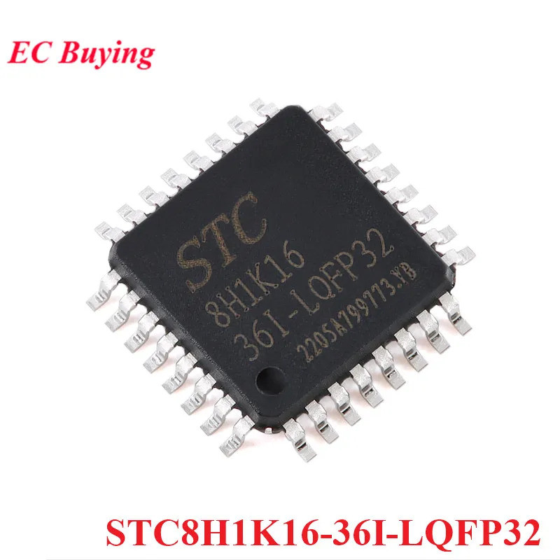 STC8H1K16 STC8H1K16-36I STC 8H1K16 LQFP32 ชิปเดี่ยว Enhanced 1T 8051 Microcontroller MCU IC Controll