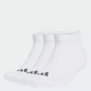 adidas Lifestyle Cushioned Essentials Low Cut Socks 3 Pair Pack Unisex White KR7121