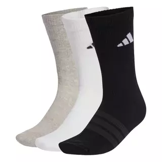 adidas ไลฟ์สไตล์ ถุงเท้ารองรับแรงกระแทกความยาวครึ่งแข้ง SPORTSWEAR (3 คู่) Unisex สีเทา KC9624