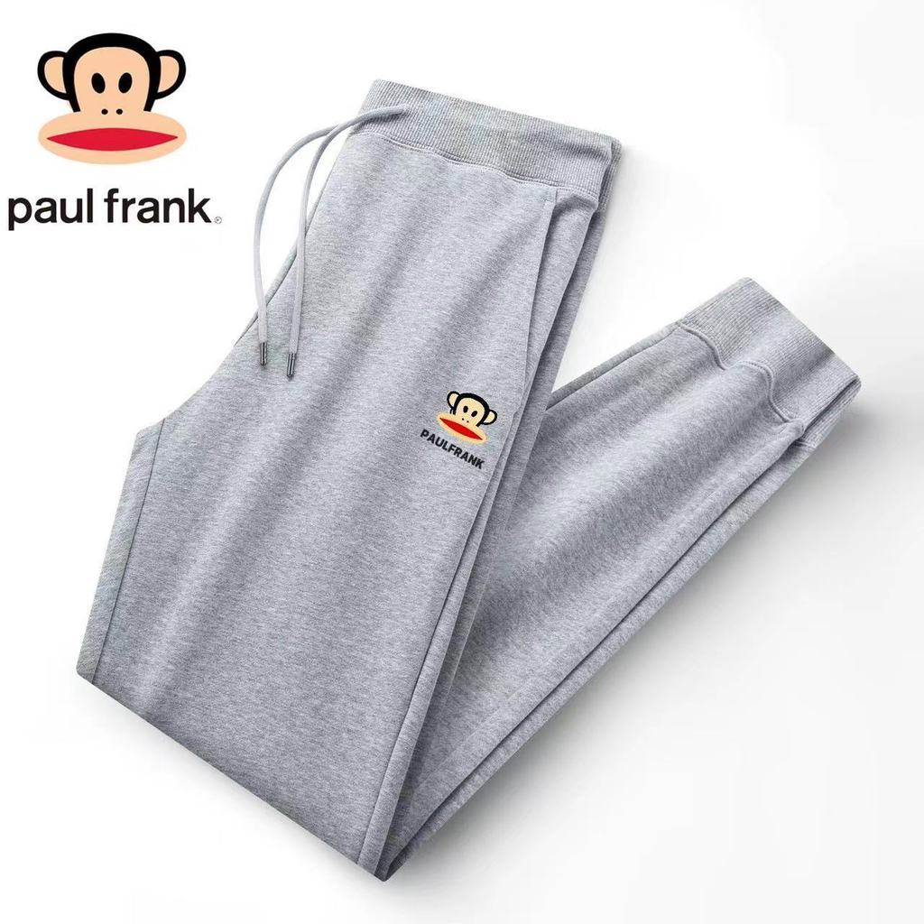 Paul Frank Classic Big Mouth Monkey Print Sweatpants สำหรับทั้งชายและหญิง กางเกงวอร์มใส่ง่ายและคล่องตัว