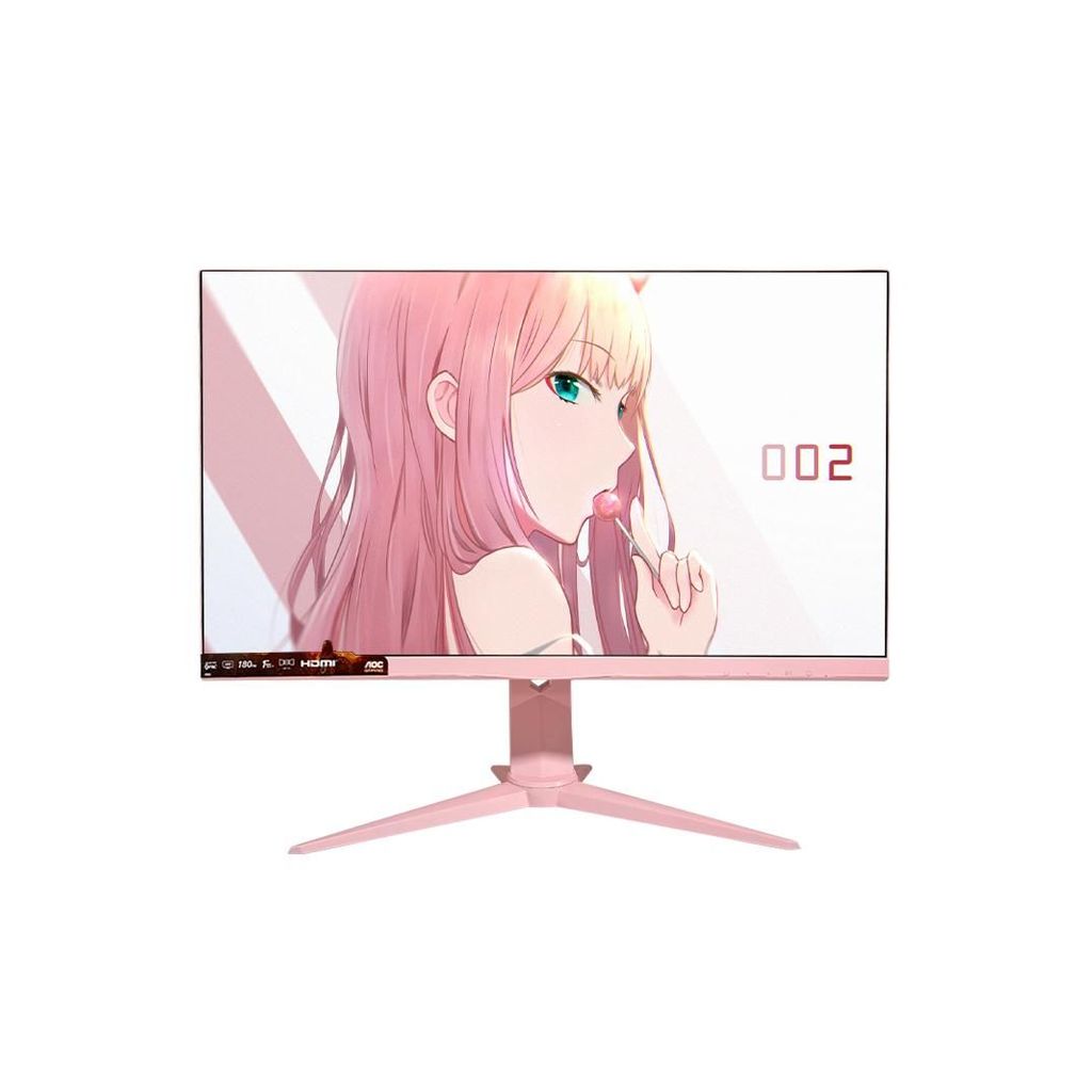 Aoc Pink Display สีขาว 90 ซม. 2K โค้งเกมจอแสดงผล Anchor Live คอมพิวเตอร์หน้าจอการปรับแต่ง