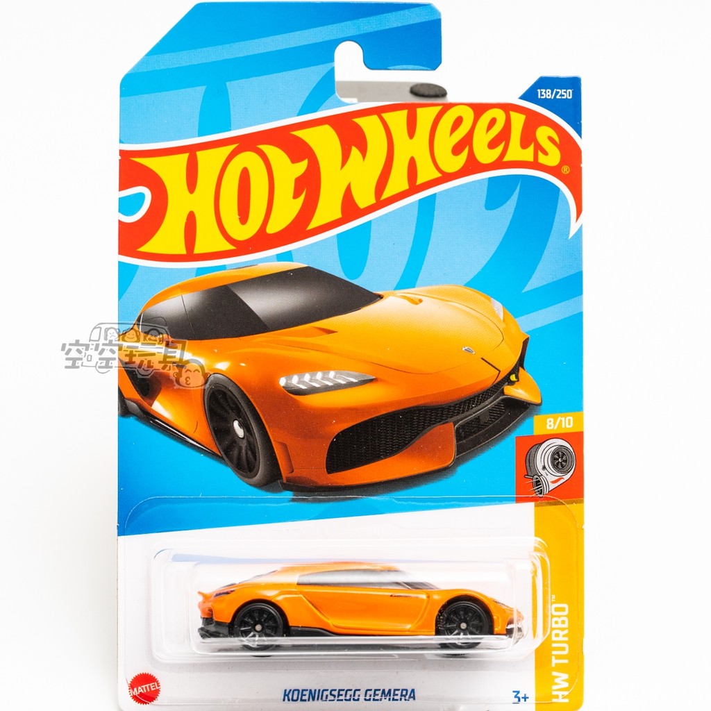 เบอร์ 138 KOENIXEGG GEMERA KOENIXEGG GEMERA KOENIXEGG สีส้ม Mattel Hot Wheels HW TURBO Series