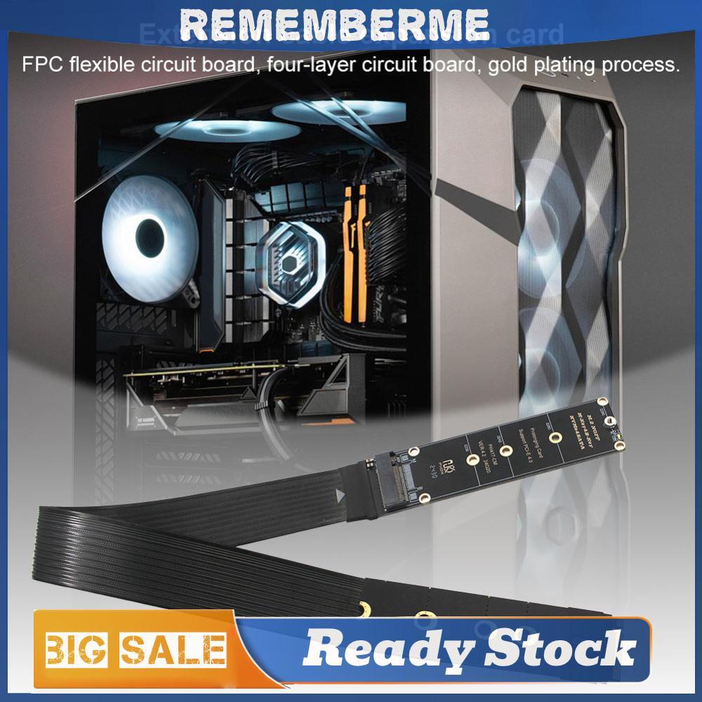 M.2 NVME NGFF M-Key SSD Extension Cable รองรับ PCle4.0 NGFF M-Key PCIe4.0 SSD Extention Card M.2 NVM