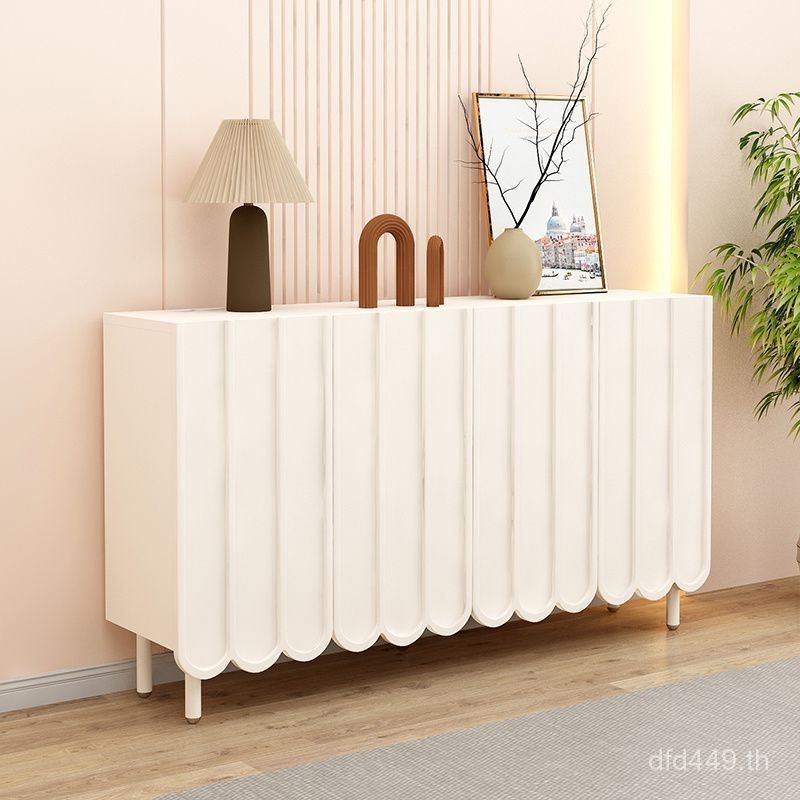 Locker Entrance Door ตู้รองเท้าสไตล์ใหม่หลายชั้นขนาดใหญ่-ความจุ Wall-Backing ครีมครีม Ultra-Thin ในค