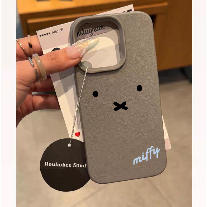 SAMSUNG สําหรับSamsung Galaxy S26 S25 FE S25 S24 S23 S22 S21 Ultra Plus S24 FE S25Ultra S25 + S24 + ฝาครอบLicheyรูปแบบนุ่มMiffy Bowน่ารัก ราคา ถูกที่สุด ดีลบีเคเค แกลเลอรีภาพที่ 6