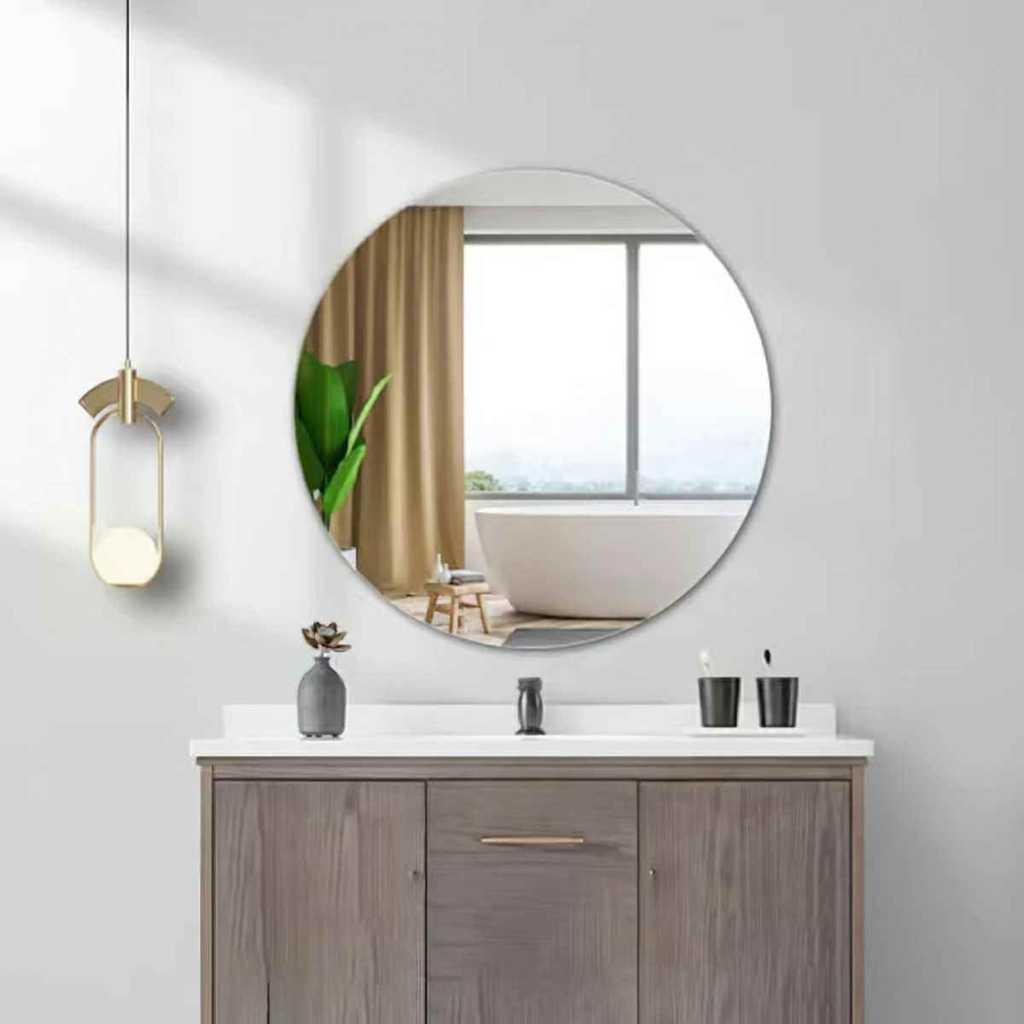 กระจกติดผนัง 22 ซม.-40 ซม. กระจกติดผนังแบบเต็มตัวกันกระแทก -IP888