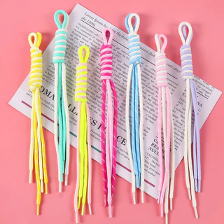 สีสัน Double Stranded โรมัน Knot กระเป๋าแขวนโทรศัพท์แขวนเชือก DIY Handmade พวงกุญแจตุ๊กตาของเล่นกล่องตาบอดจี้อุปกรณ์เสริม