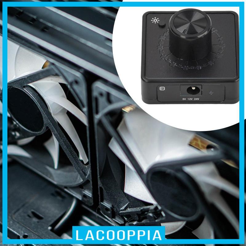 [Lacooppia] PWM Fan Speed Controller 4 Pin PWM Fan Controller 12V Premium Professional Compact 20W
