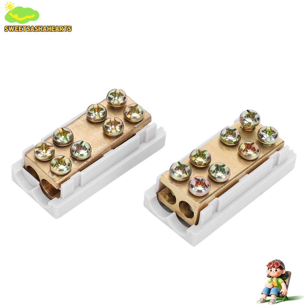 SWEETSASHA 5 ชิ้น Terminal Spliter, 1000 V 2.5-16mm2 Parallel Spliter, Parallel Connector ZK-1316 10