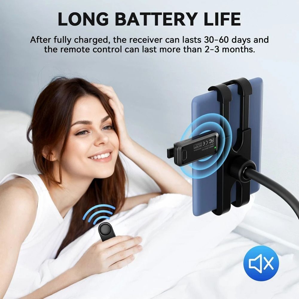 ออดหน้า nxsun3, การควบคุมไร้สายรีโมทคอนโทรล RF สีดํา, การดําเนินงานระยะไกลแบบพกพาการบันทึกวิดีโอระยะไกลสําหรับการบันทึกวิดีโอจุด - รูปที่ 2