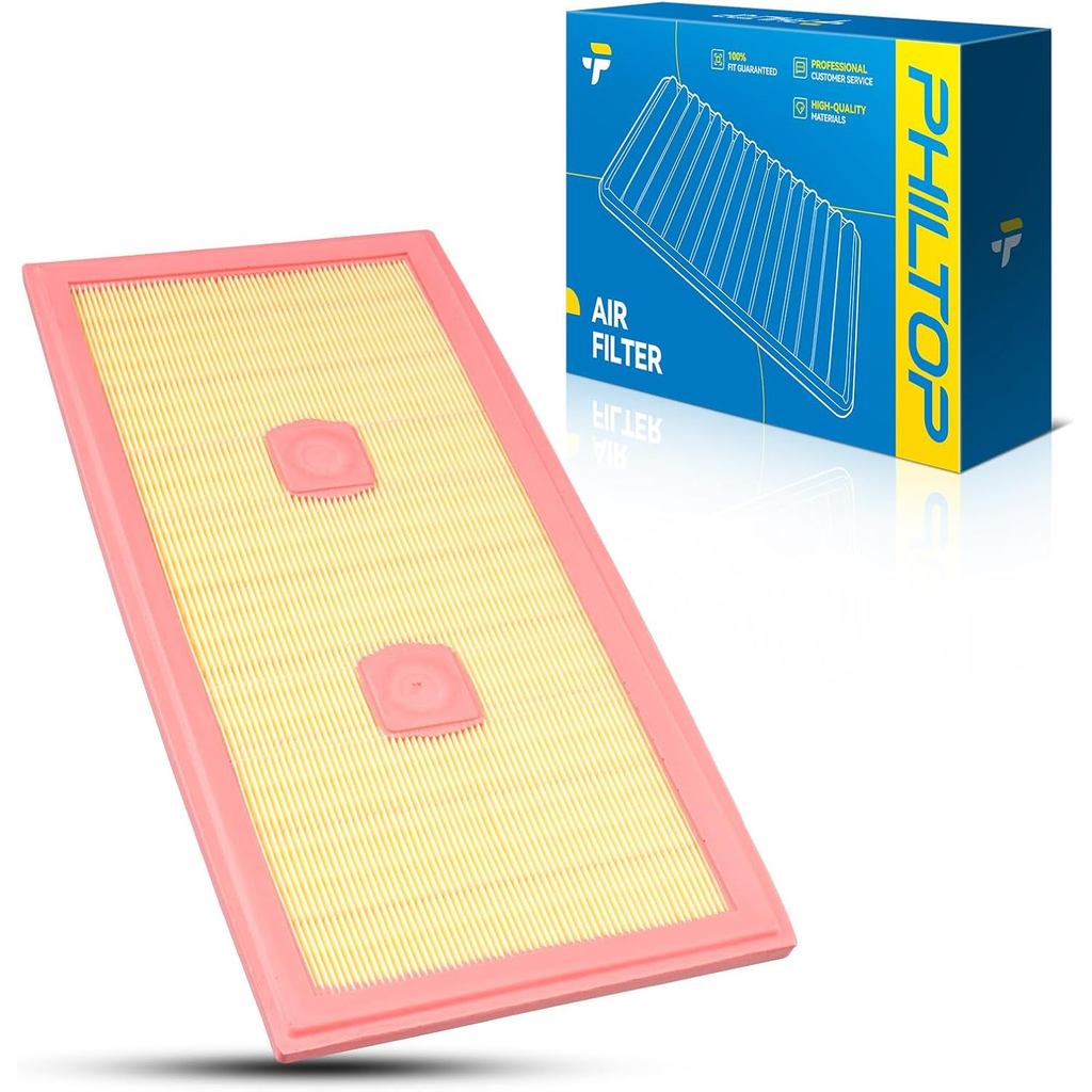 PHILTOP กรองอากาศเครื่องยนต์ CA11439 สําหรับ 2012-2018 Mercedes-Benz W204 W212 C300, C350, E300, E35