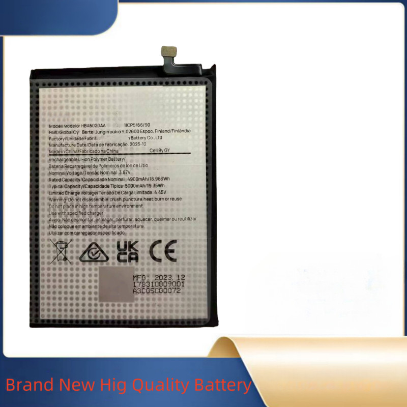 HBA5020AA 5000mAh Battery For Nokia HMD Pulse+ / Pulse Pro / Pulse  mobile phone battery