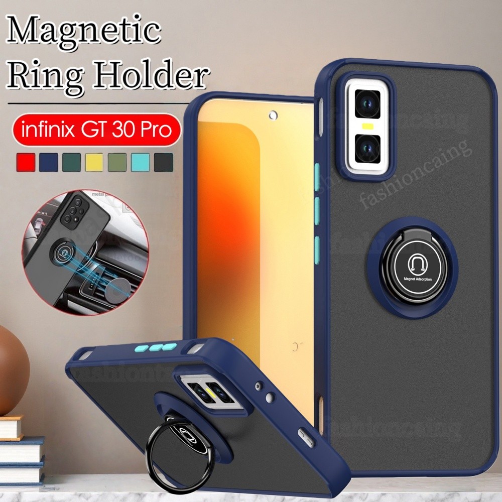 เคสสําหรับ infinix GT 30 Pro 30Pro GT30 Pro GT30Pro infinixGT30Pro 2025 Matte Ring Bracket Stand Hol