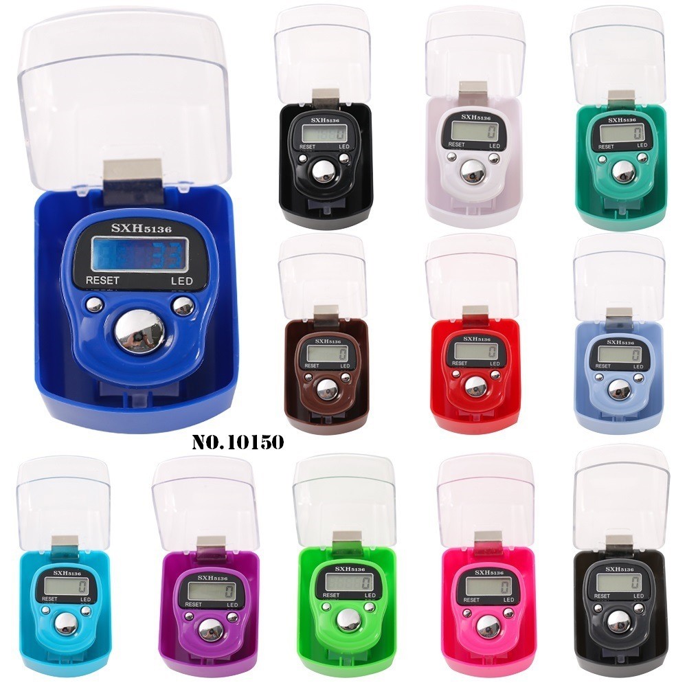 Sxh5136 พร้อมแหวนนิ้ว LED มินิเคาน์เตอร์แบบแมนนวล r sxh5136带LED 手指手动仪 กลึงแหวนออกแบบ 10150盒装ó器251204