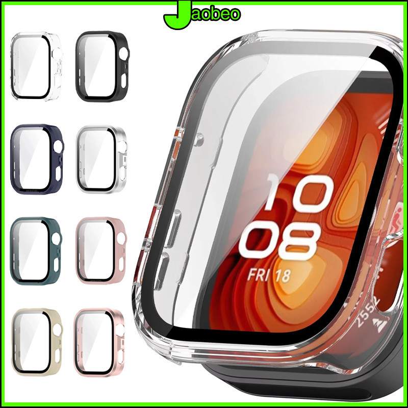 เคส บบPC for Huawei Watch Fit 4 / 4 Pro เคส แ ปกกระจกนิรภัย แบบTPU กรณีป้องกัน Gores ป้องกันหน้าจอ Case for Huawei Fit 4