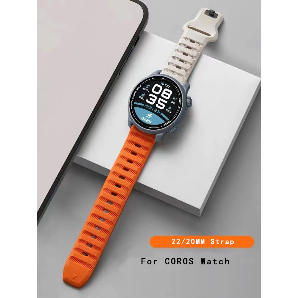 กีฬานาฬิกาสําหรับ COROS Apex 4 42 มม.Pace 4 Pro 3 2 Pace4 สายรัดข้อมือ 20 มม.22 มม.สายคล้องคอซิลิโคน