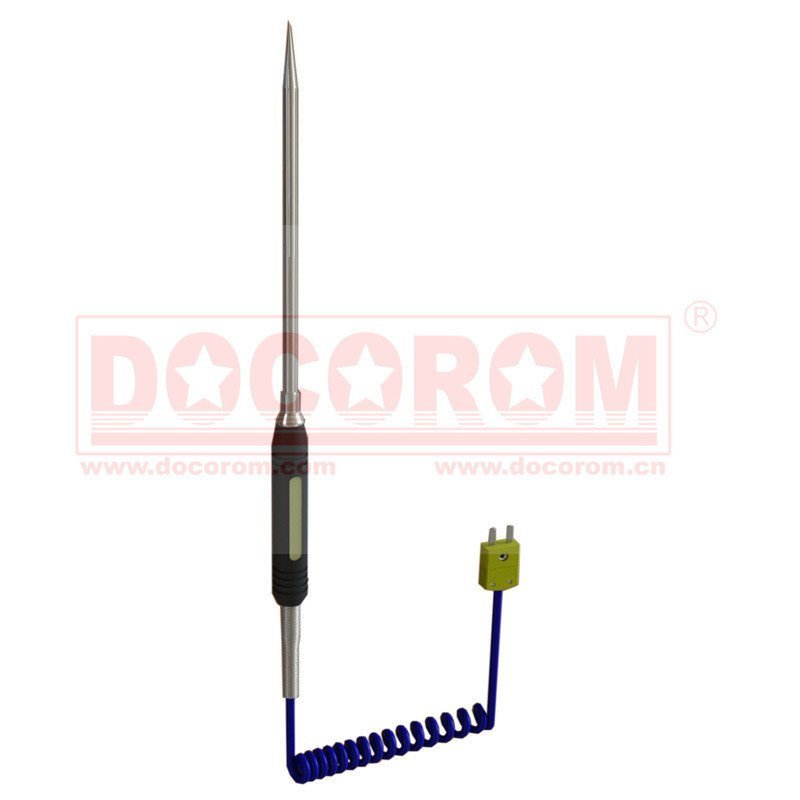 เฉพาะอาหาร In-Type Sensor pt100 pt1000 อุณหภูมิไอน้ําอุตสาหกรรมฆ่าเชื้อยา Probe Thorn UQOV